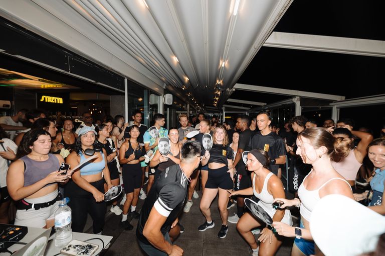 A packed night at The Room