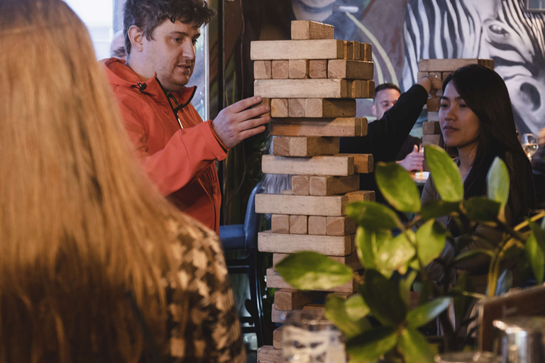 Giant Jenga with friends