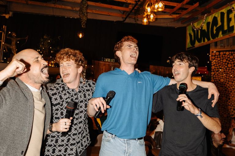 Karaoke night at Jungle Joy