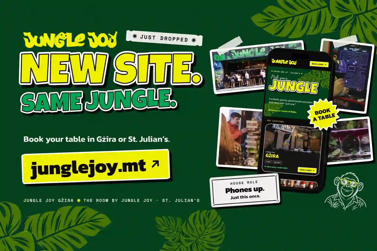 Sit ġdid, l-istess ġungla: Jungle Joy issa fuq junglejoy.mt